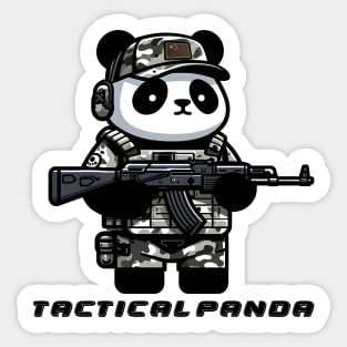 Tactical Panda Sticker